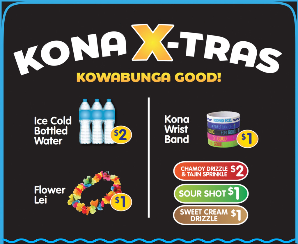 KONA ICE extras 