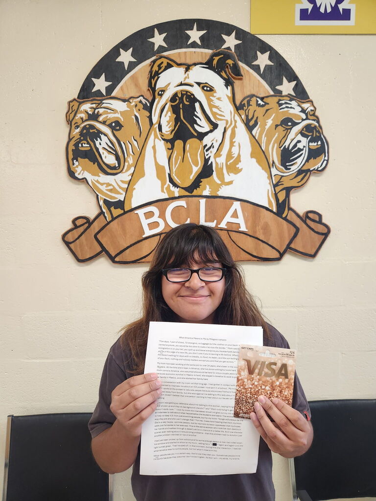 high school essay winner