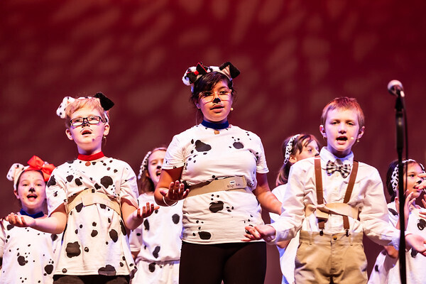 Community students performing 101 Dalmatians at TPAC