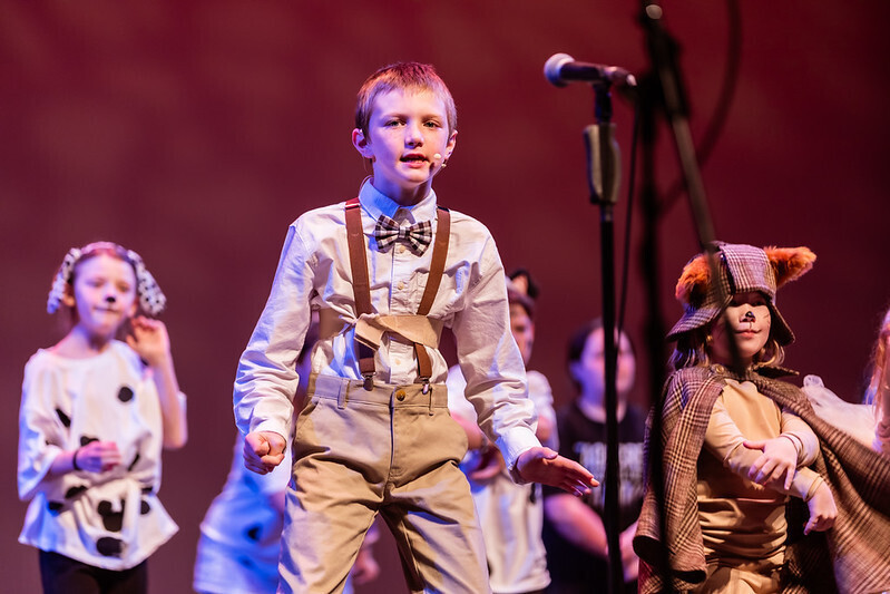 Community students performing 101 Dalmatians at TPAC
