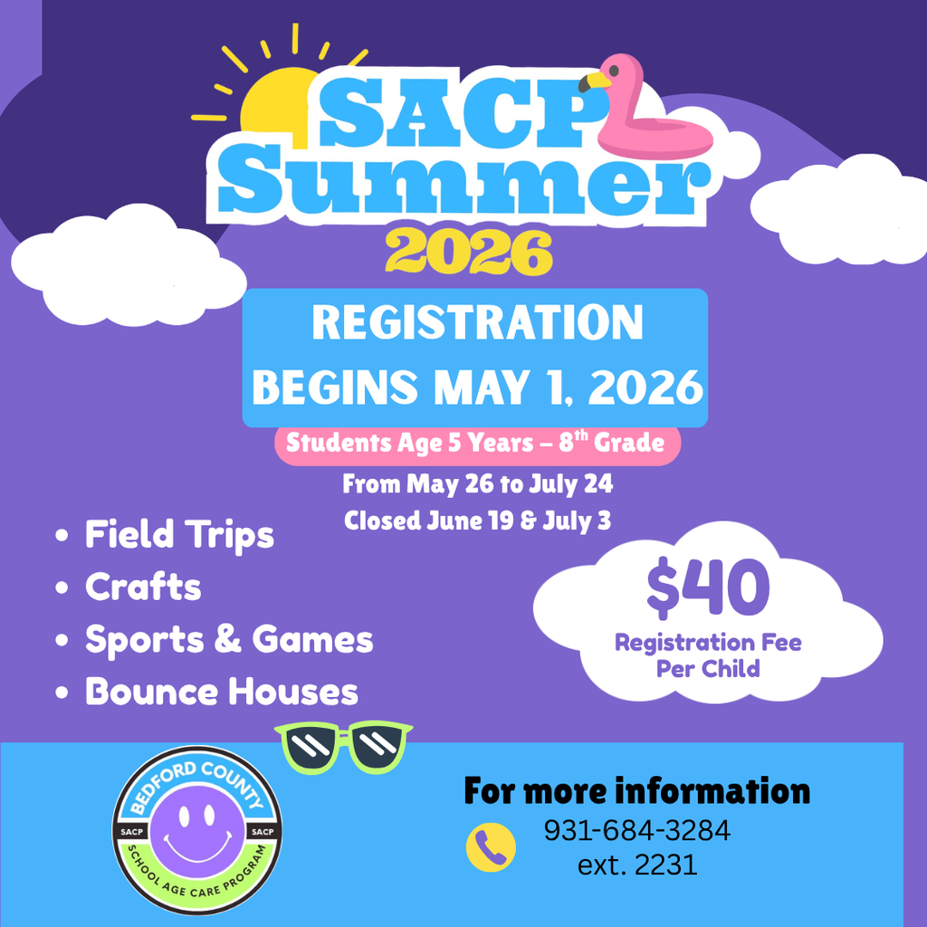 SACP Summer Care Registration Graphic in English