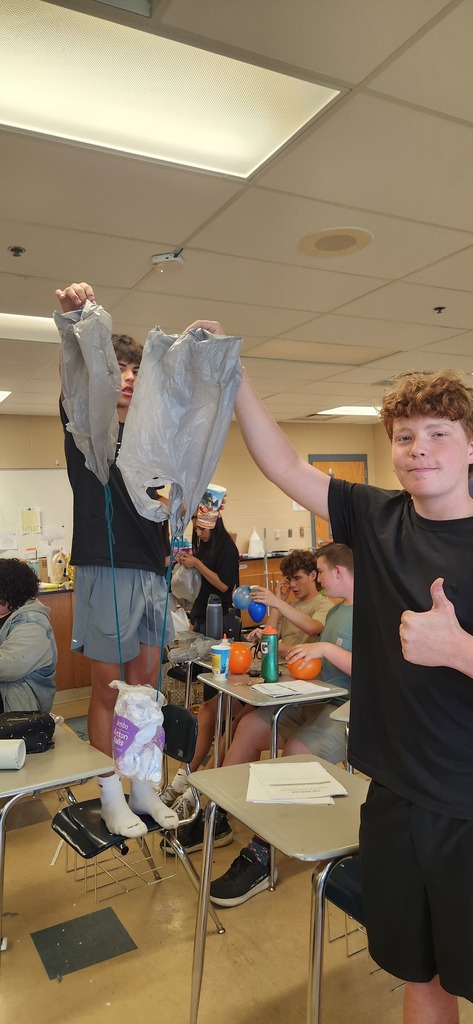 Egg Drop experiments