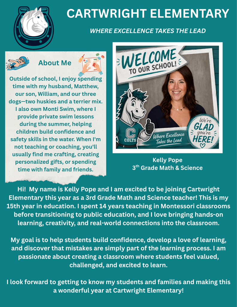 Welcome Kelly Pope