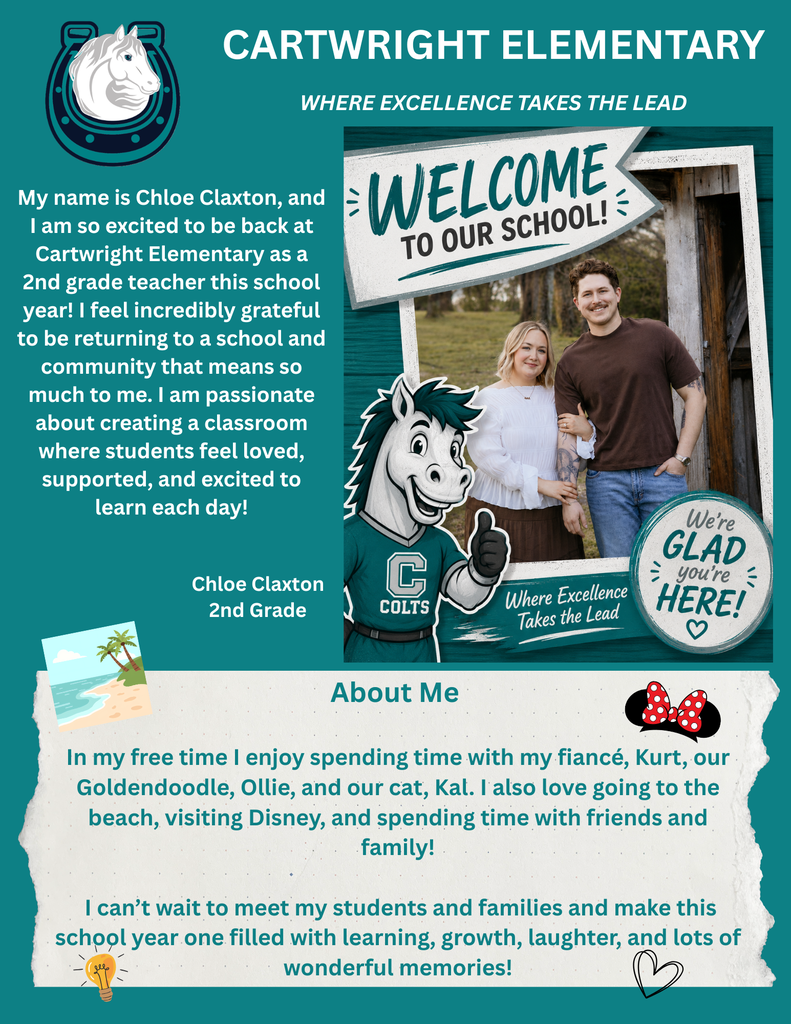 Welcome Chloe Claxton