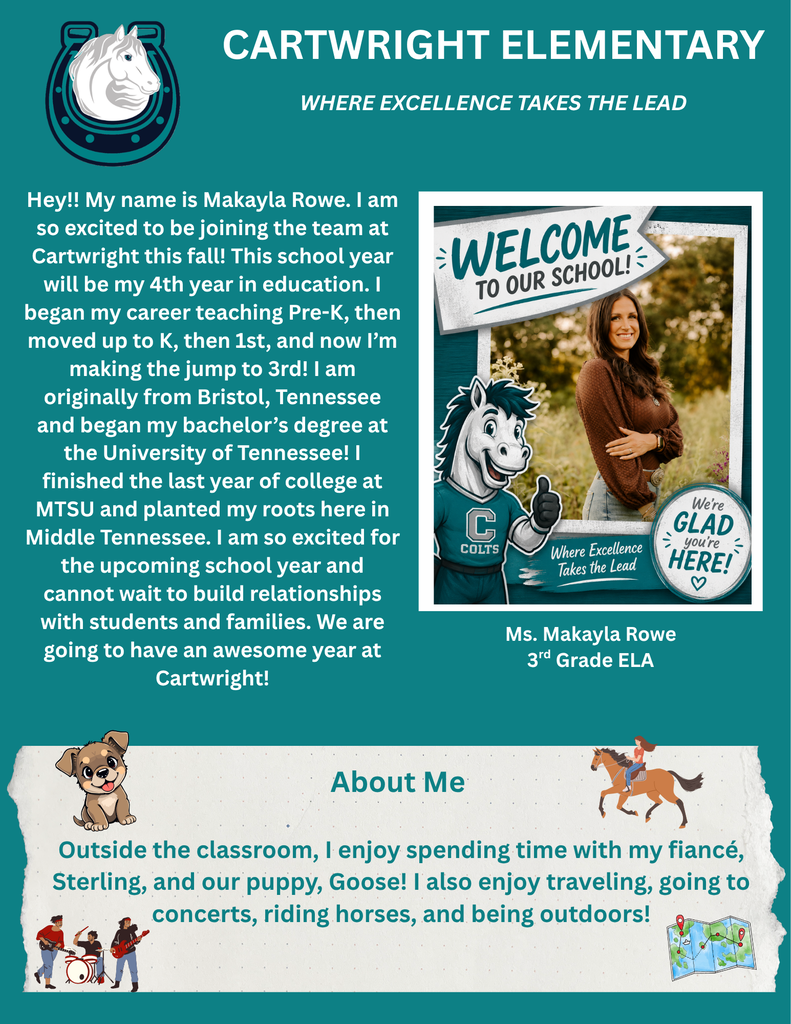 Welcome Makayla Rowe