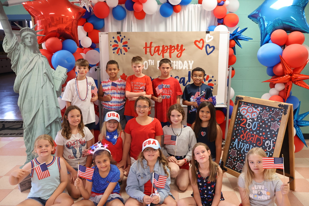 Cascade Elementary celebrates America's 250th