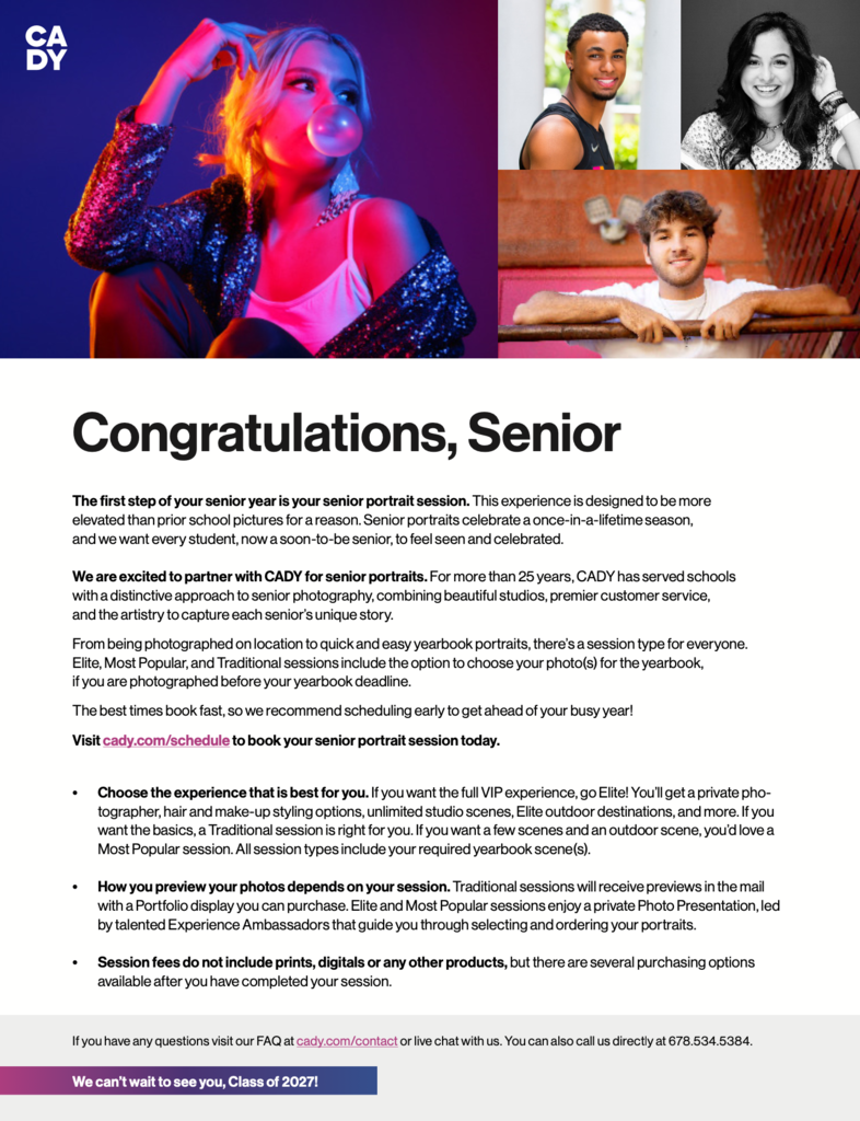 Congrats Seniors