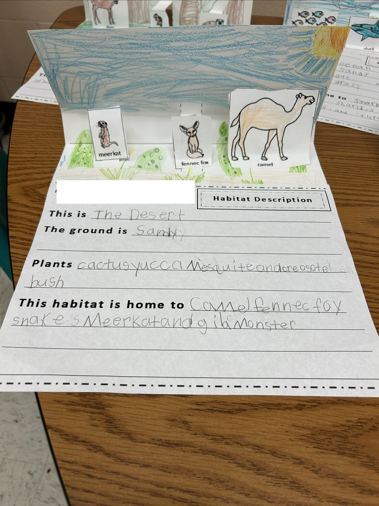 This is a picture of an desert themed diorama. 