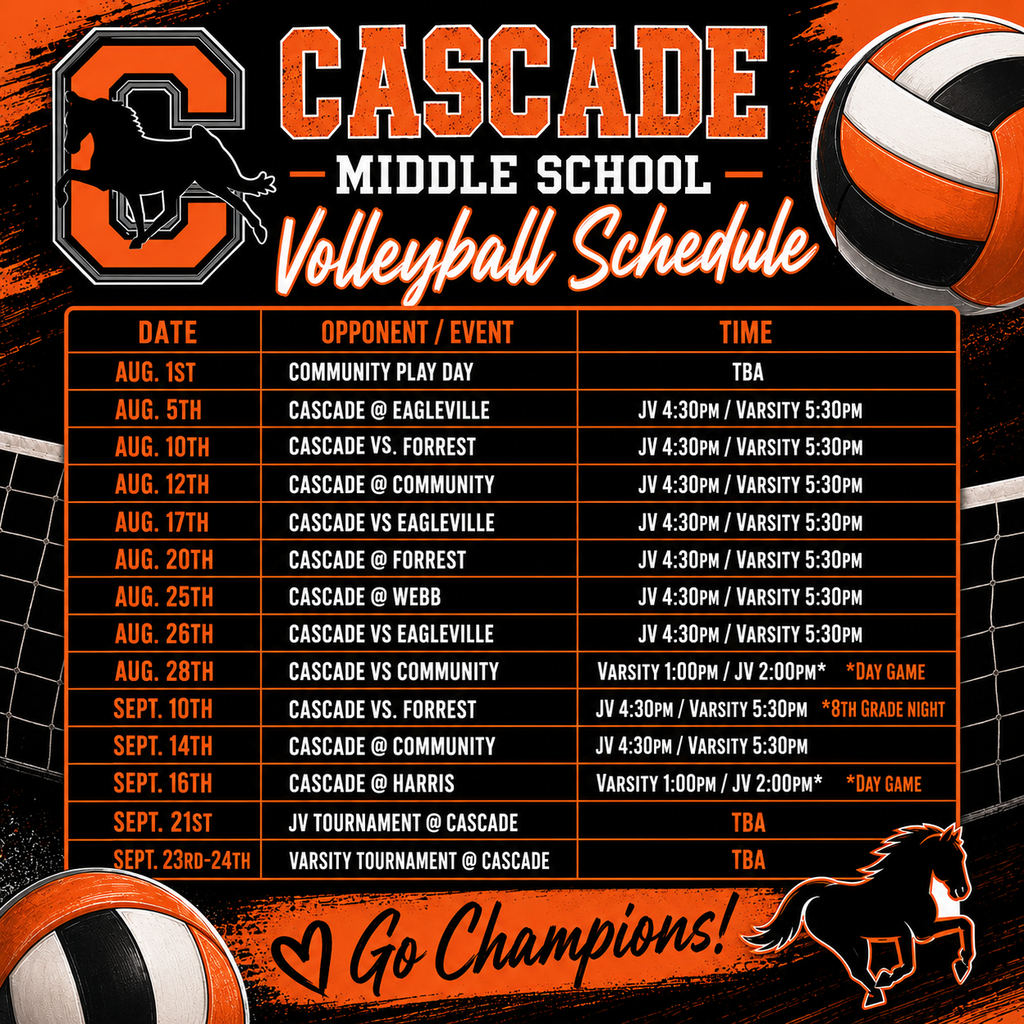 Volleyball Schedule