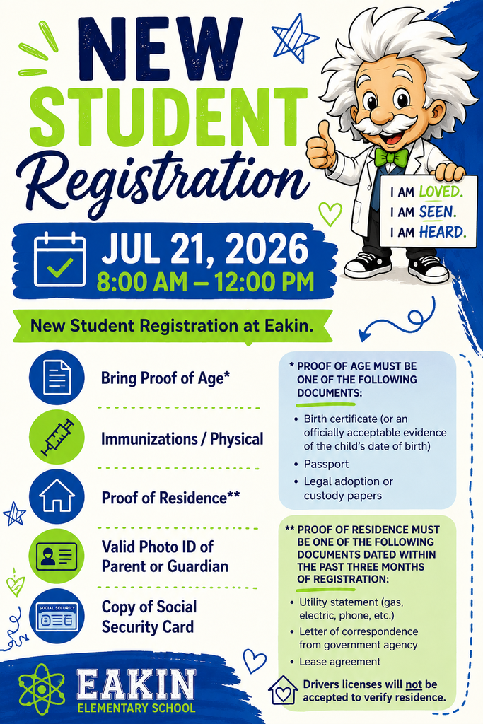 new student registration english