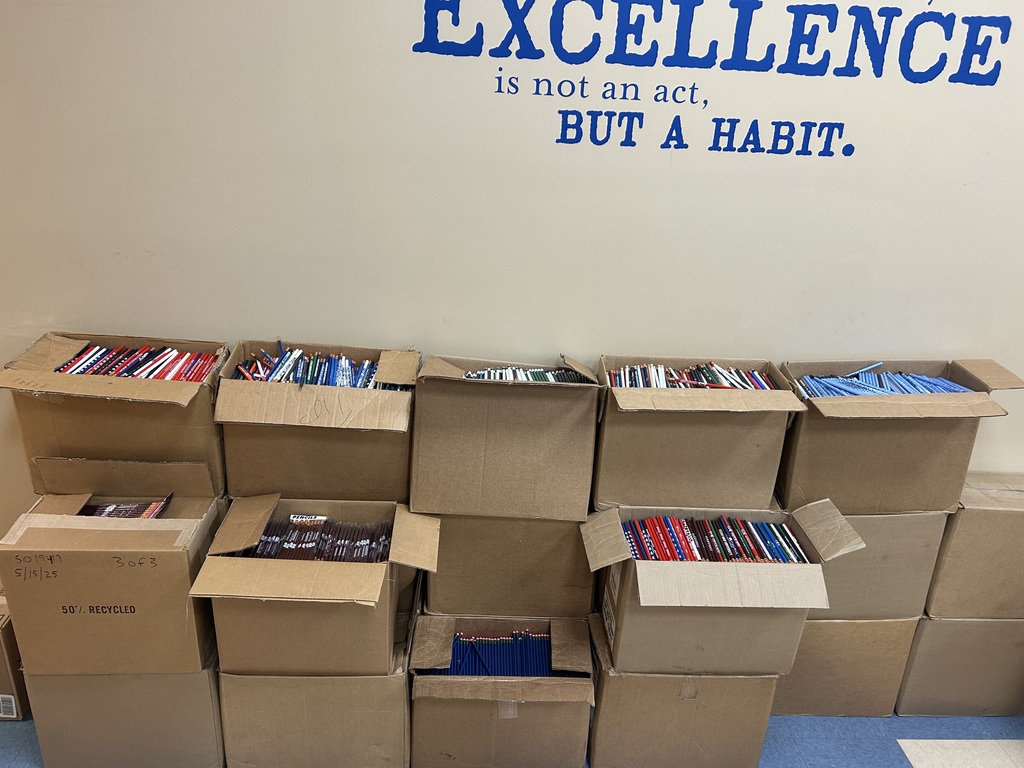 Donated pencils from Shepenco