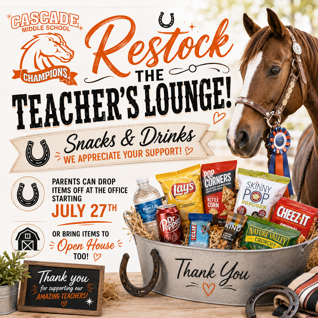 Restock the Teacher's Lounge