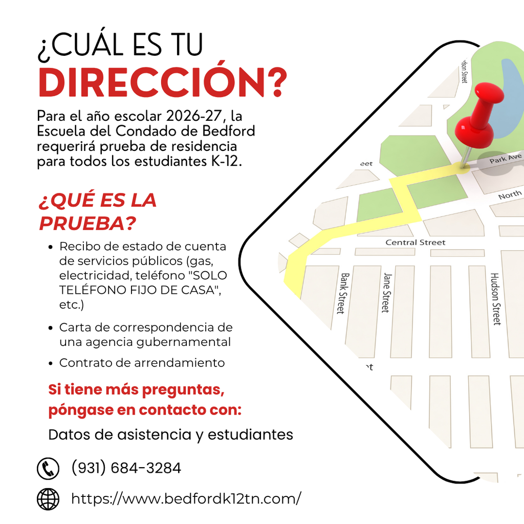 What's Your Address? Graphic in Spanish