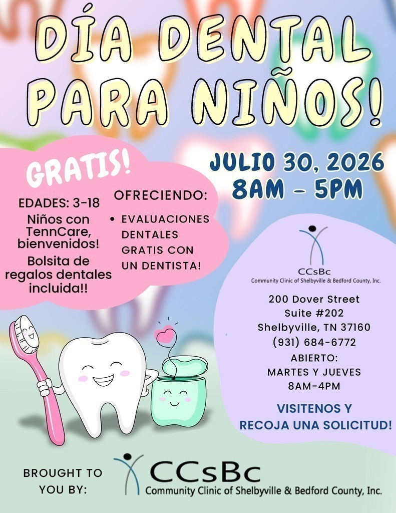 Children's Dental Day Graphic in Spanish