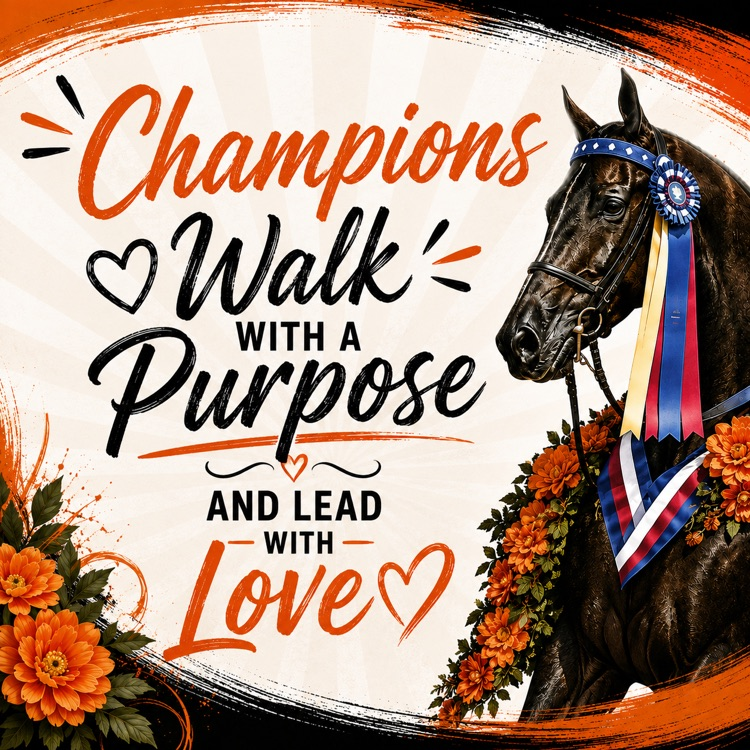 Champions walk with purpose and lead with love