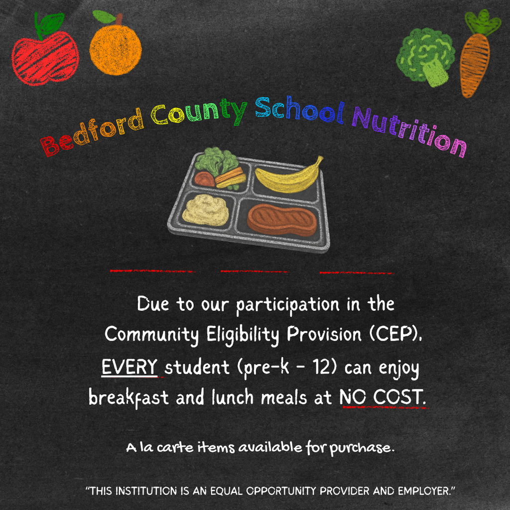 Free Breakfast & Lunches graphic for 2026-27 School Year.