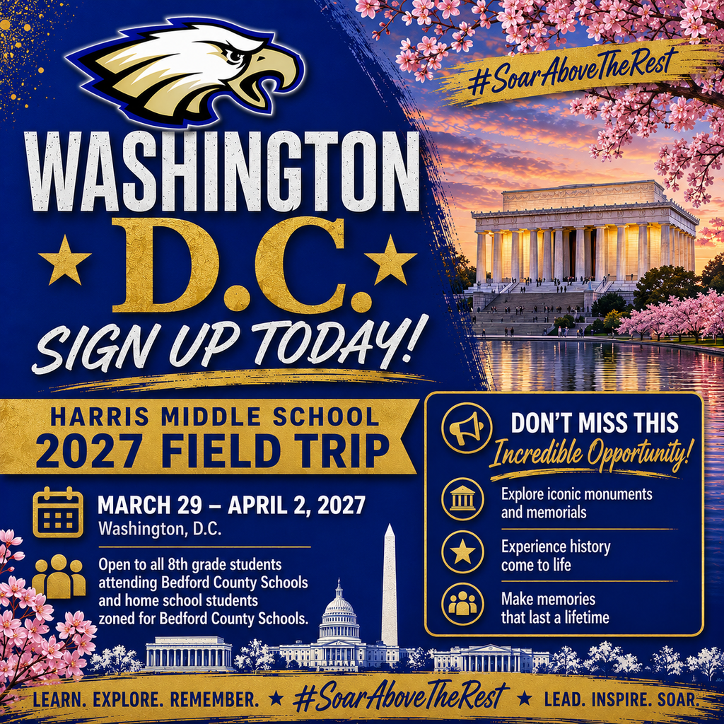 Washington D.C. Field Trip Graphic to Promote Signing Up
