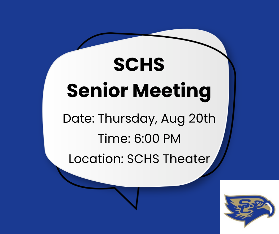 Senior Meeting on Aug 20