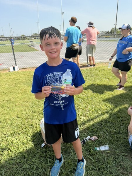 Mason H who finished 3rd inone of his heats