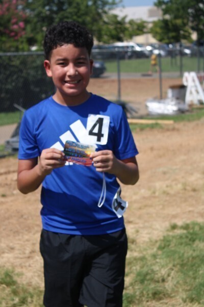 Dylan S. who finished 2nd in one of his heats