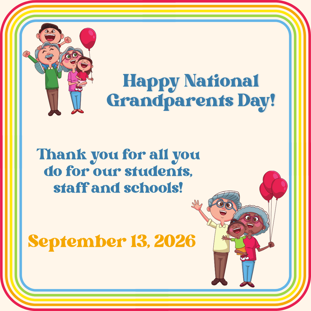 Happy National Grandparents Day graphic