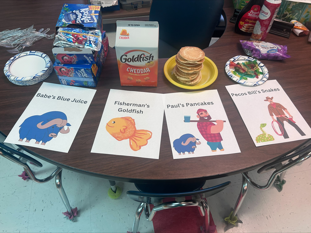 Blue juice, goldfish, pancakes and snakes food
