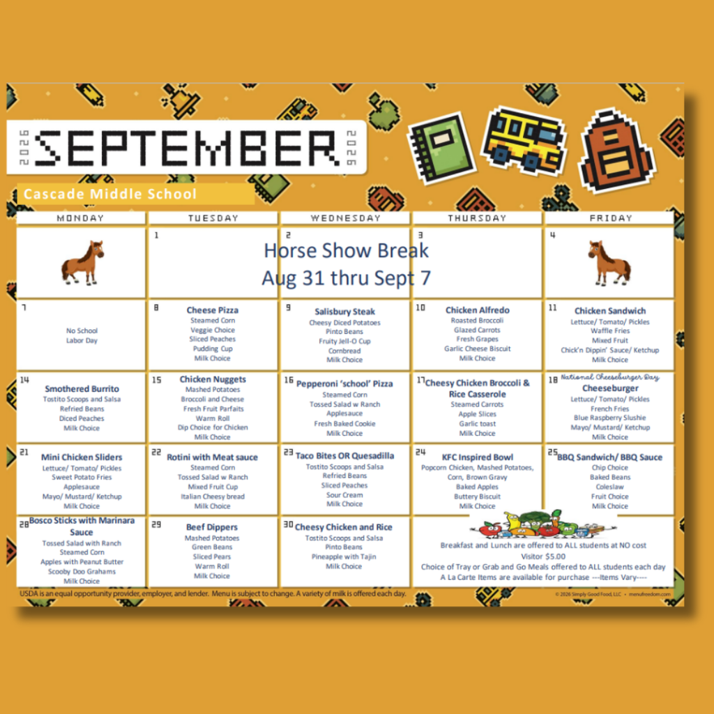 Lunch Menu