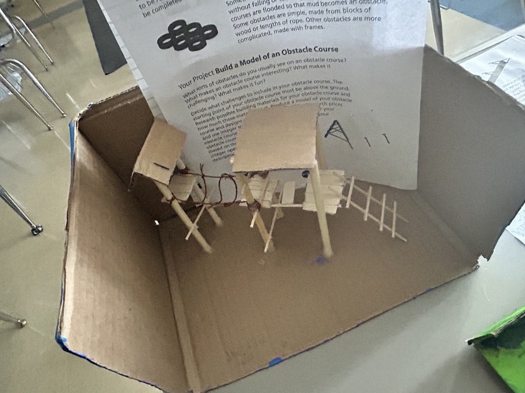 Student examples of work in 7th Grade math