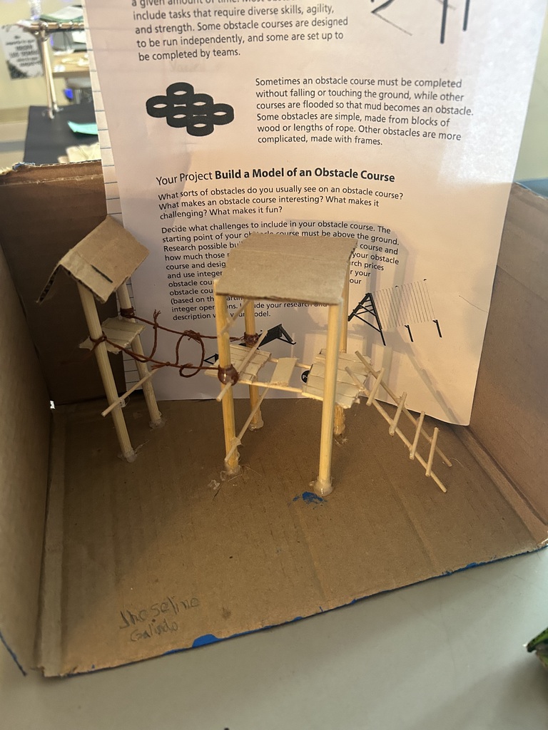 Student examples of work in 7th Grade math