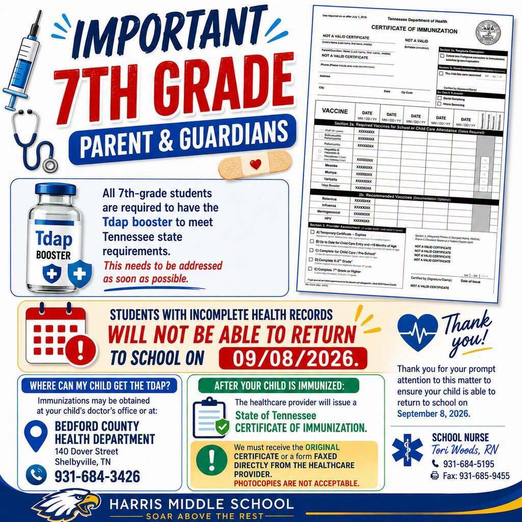 7th Grade Students Make Sure Your Stot Records Are Up-To-Date