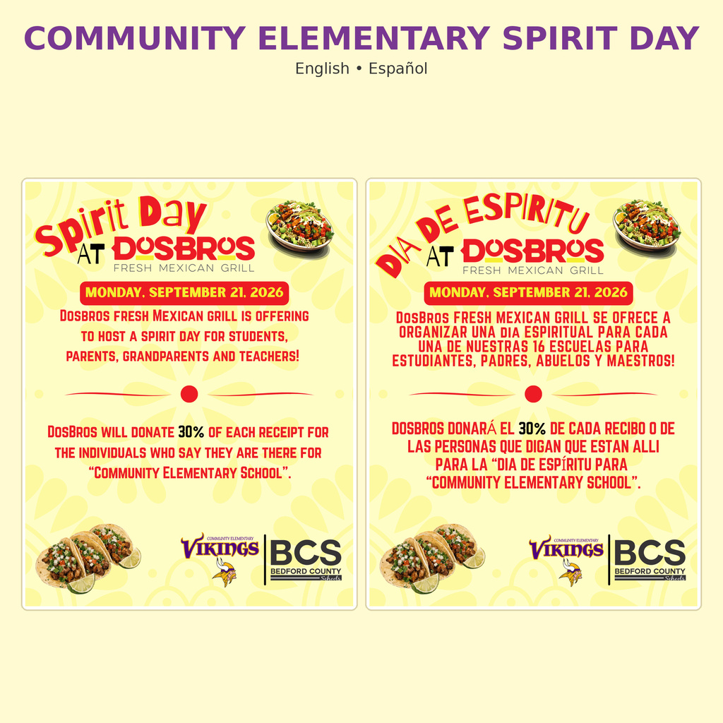 Spirt Day at DosBros Flyer