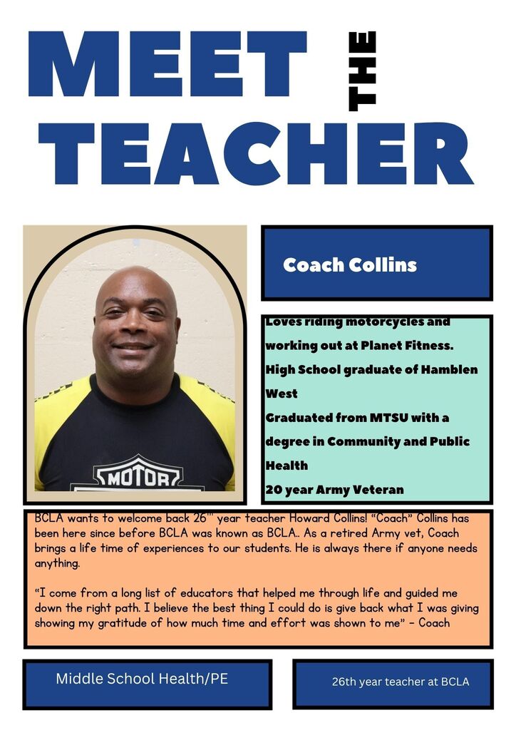 Meet the teacher collins