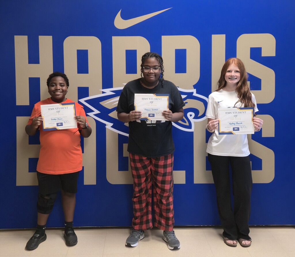 HMS Students of the Week for September 7-11, 2026