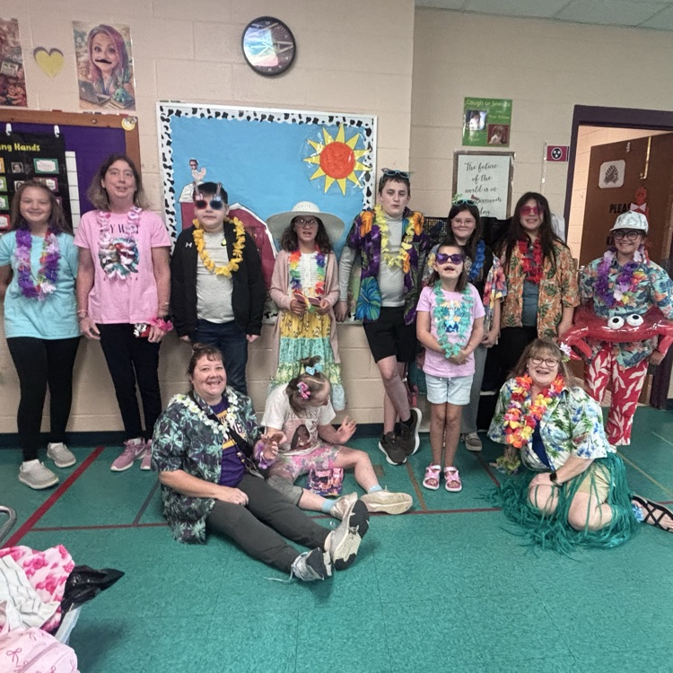 group of people dressed up
