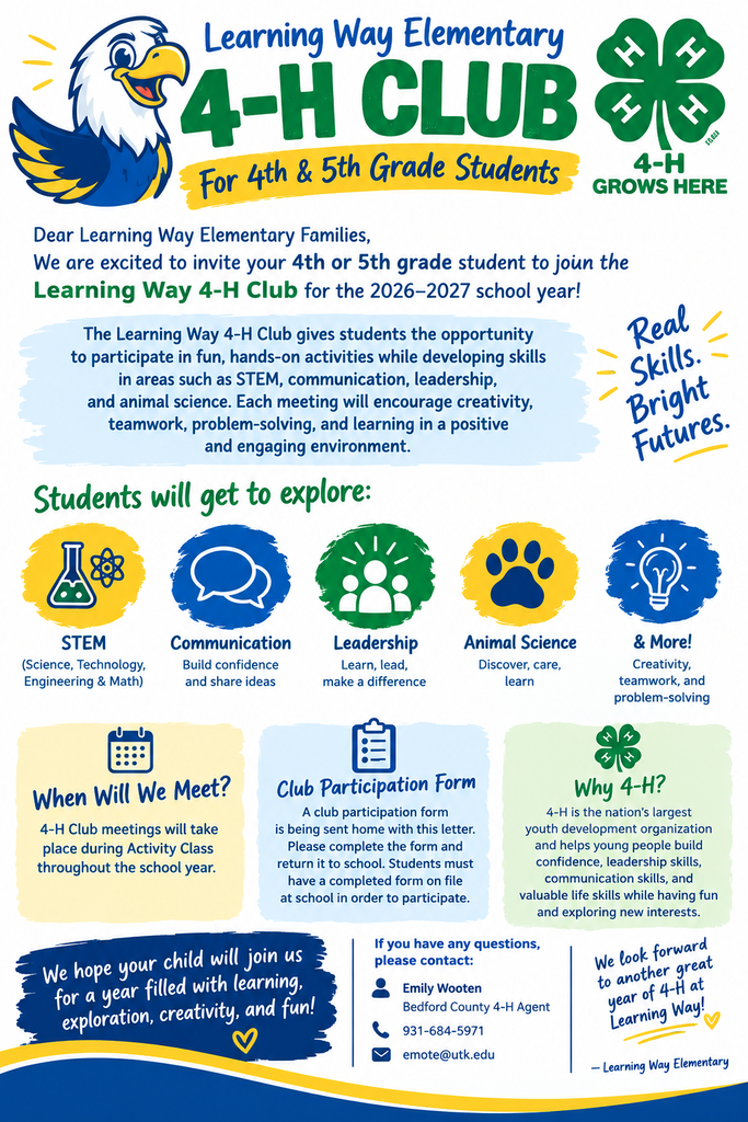 4-H Club flyer