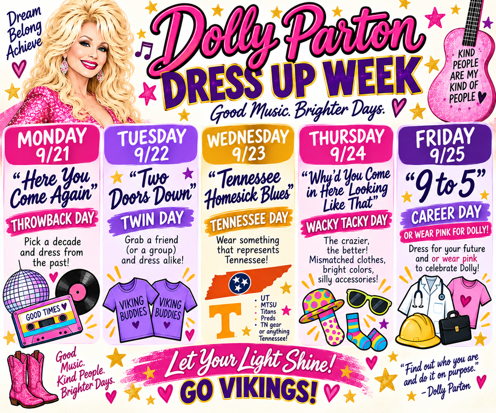 dolly dress up week