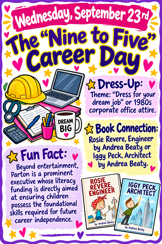 Wednesday-9/23-The Nine to Five Career Day