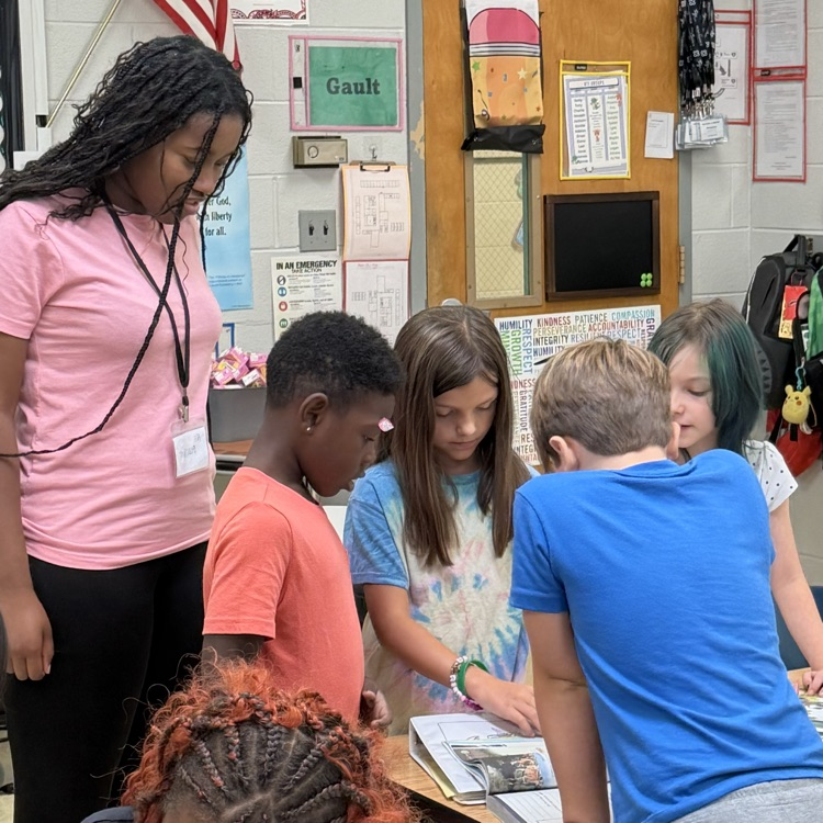 students working