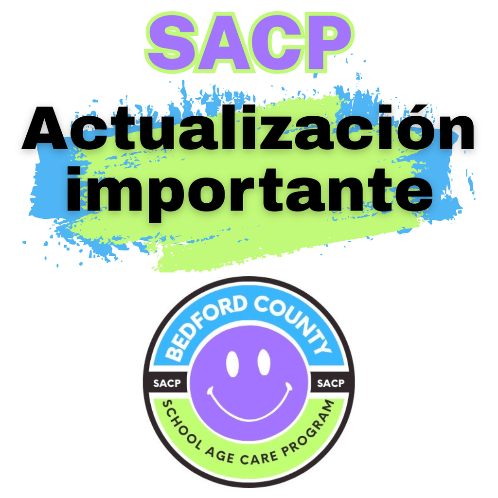 This is a graphic for SACP to tell parents that there is an important update in Spanish.