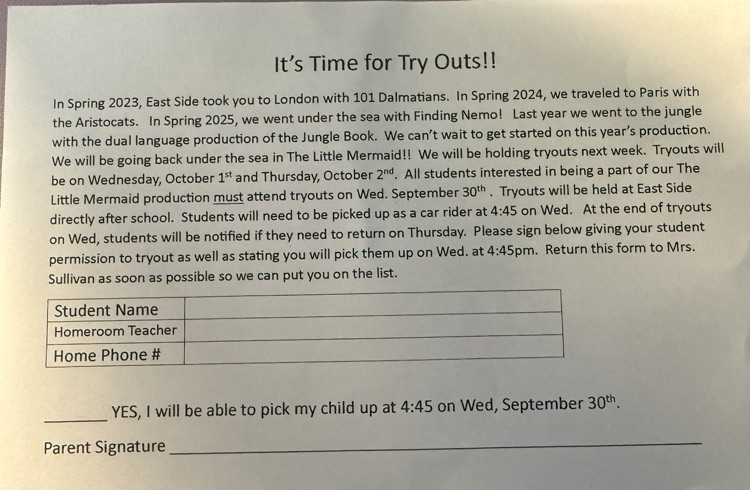 play tryouts information