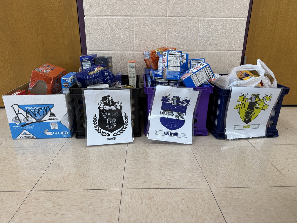 bins with food items