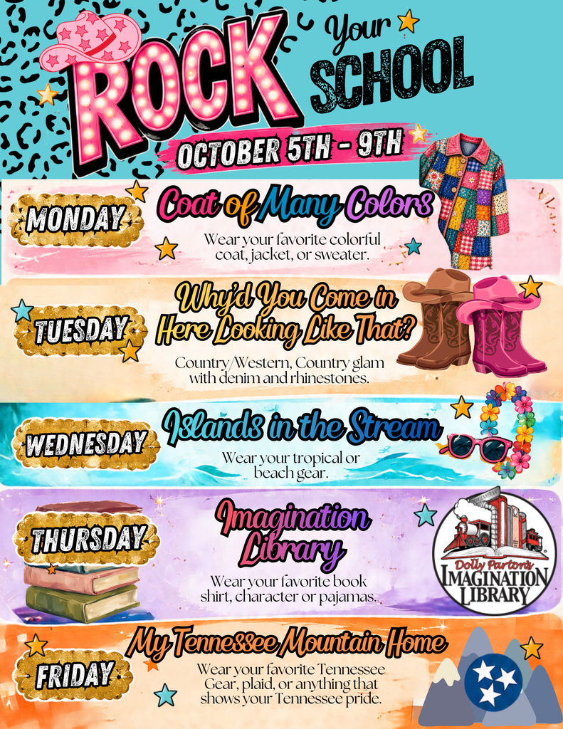 Rock Your School Week Flyer
