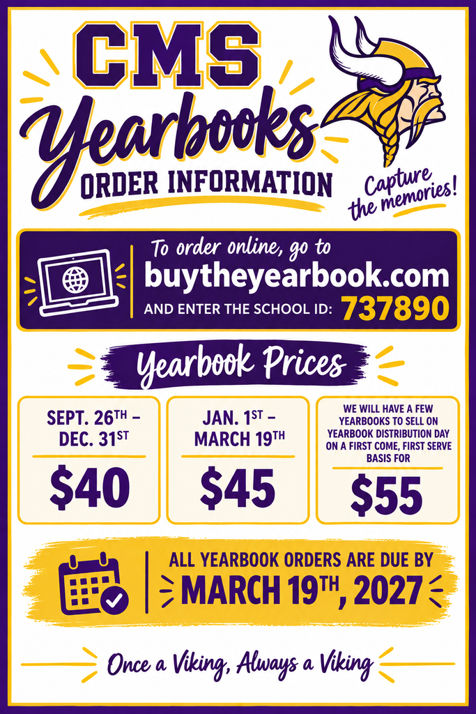 cms yearbooks order information