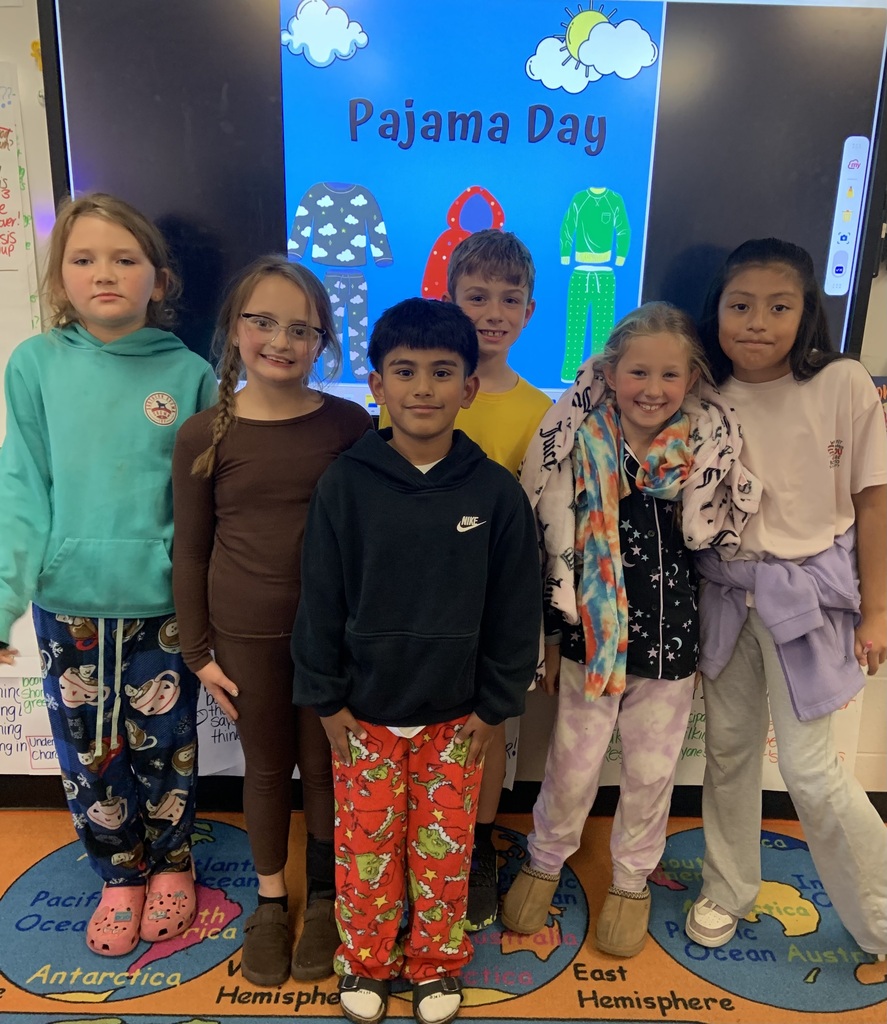 Class of students dressed in PJs
