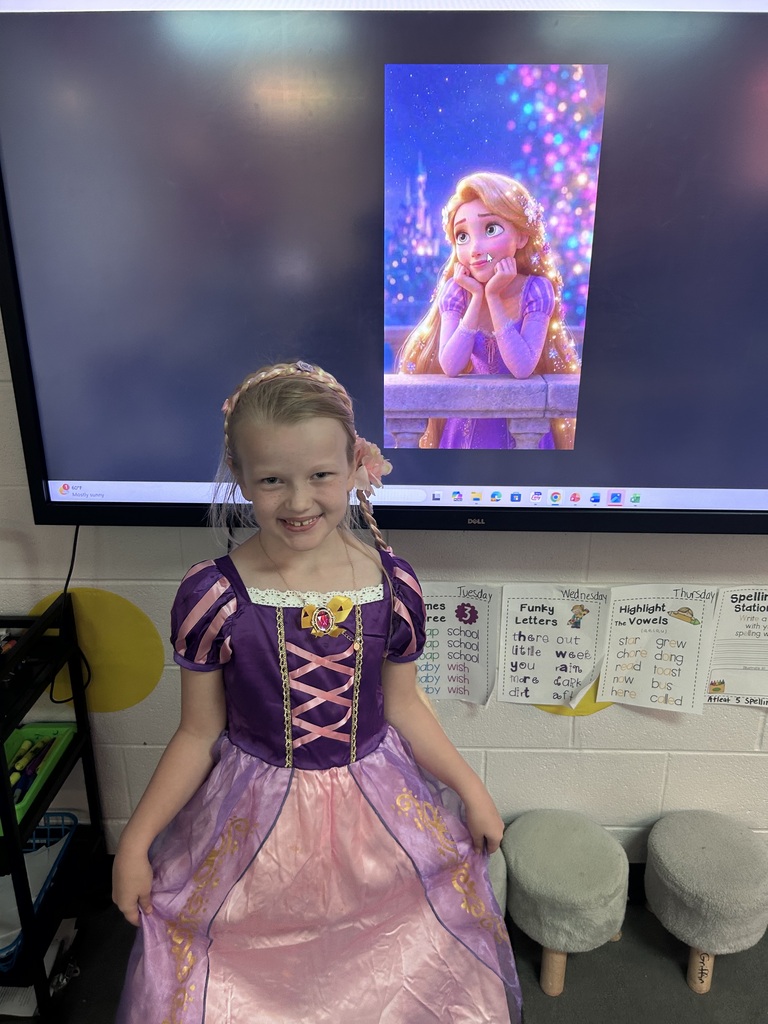 student dressed as princess
