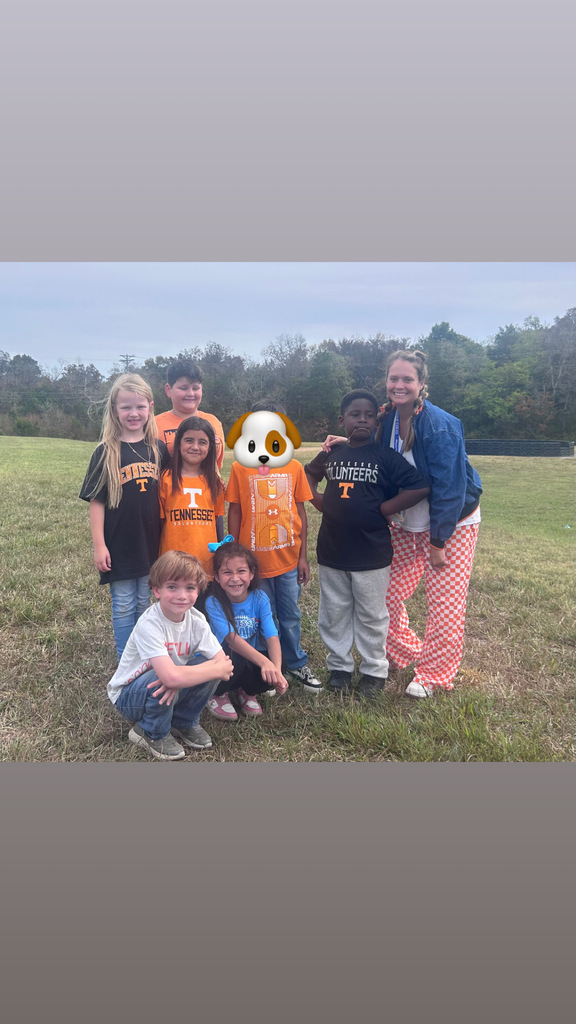 Students in UT outfits