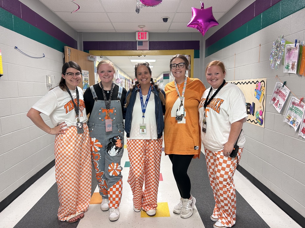 teachers in UT outfits