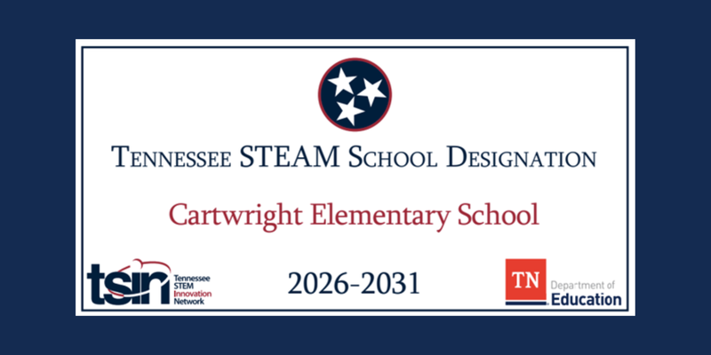 STEAM Designation to Cartwright Elementary