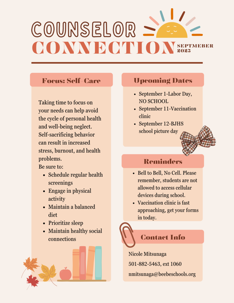 September Counselor connection
