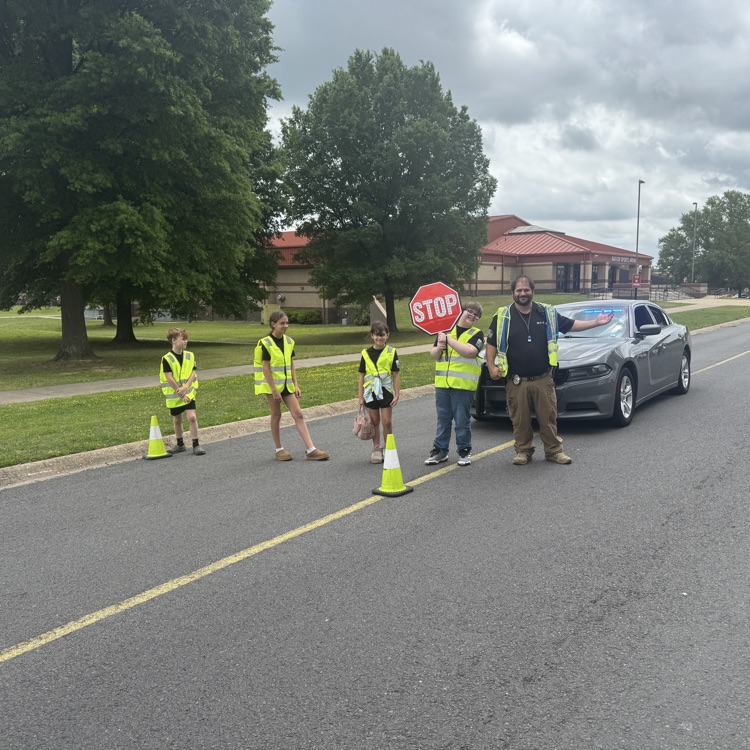Sri students at crosswalk